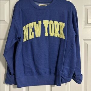 Blue 'New York' Sweatshirt